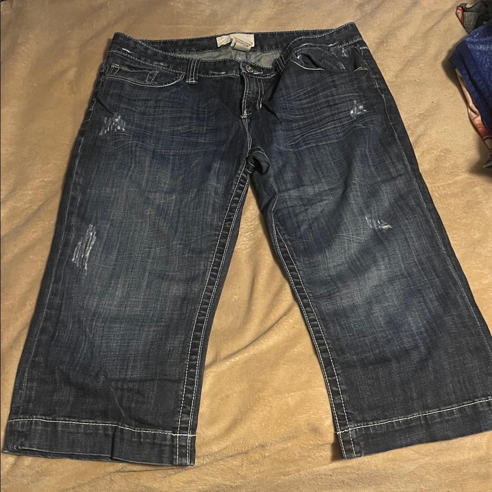 Maurices Dark Blue Flare Jeans